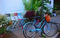 bicycles at Garnett's Cafe